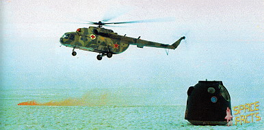 Soyuz TM-10 recovery