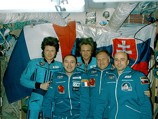 Soyuz TM-29 onboard Mir