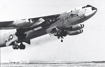 Robert White in X-15 no. 3 is taken aloft by NB-52A-003 at the beginning of the first astronaut qualification flight in the X-15 program. 