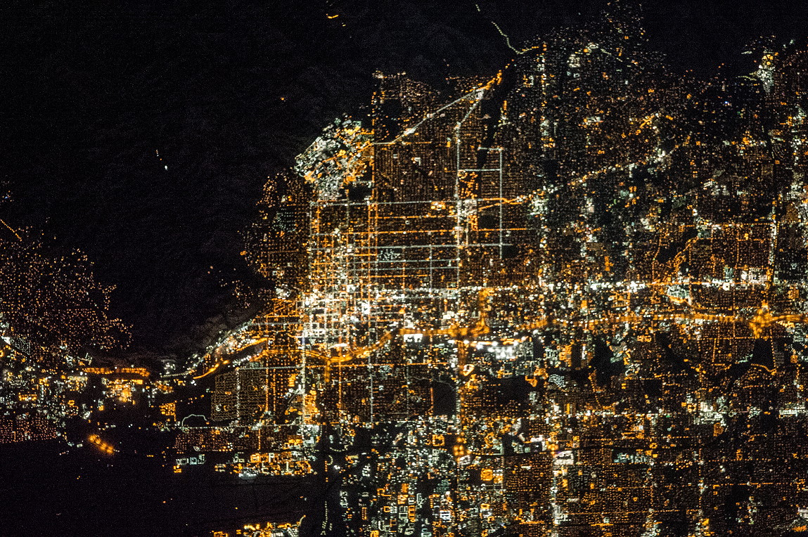 Salt Lake City bei Nacht
