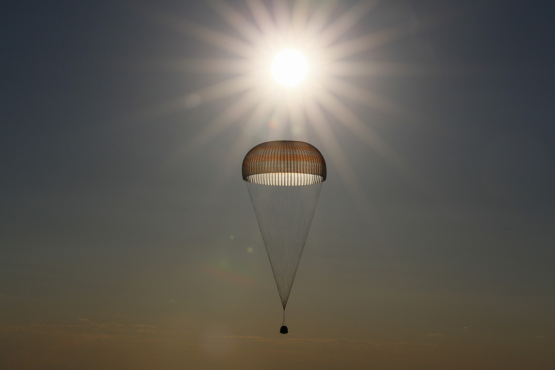 Soyuz MS-03 landing