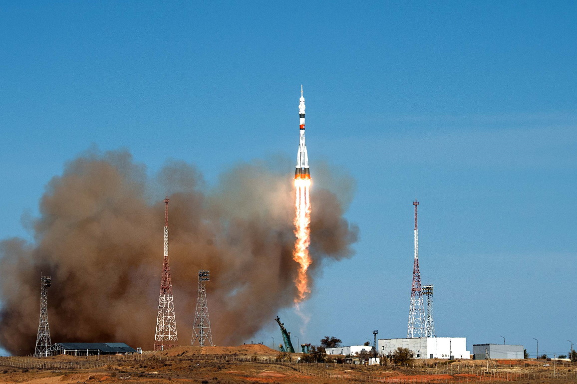 Soyuz MS-17 launch