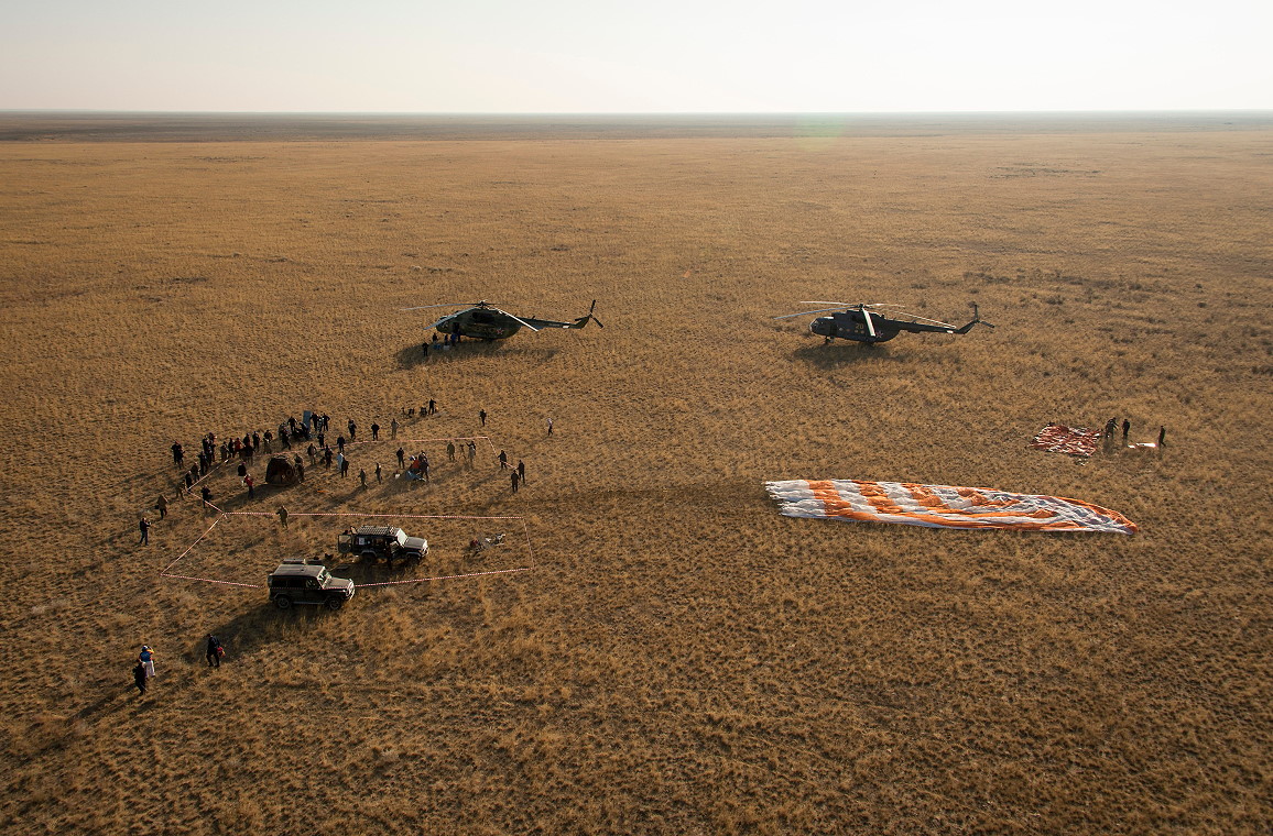 Soyuz TMA-12M landing