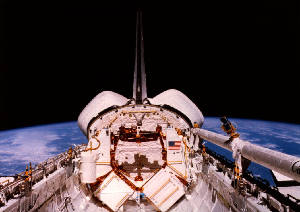 STS-41C in orbit