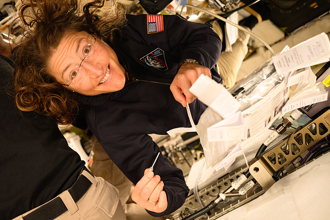 Christina Koch onboard Orion