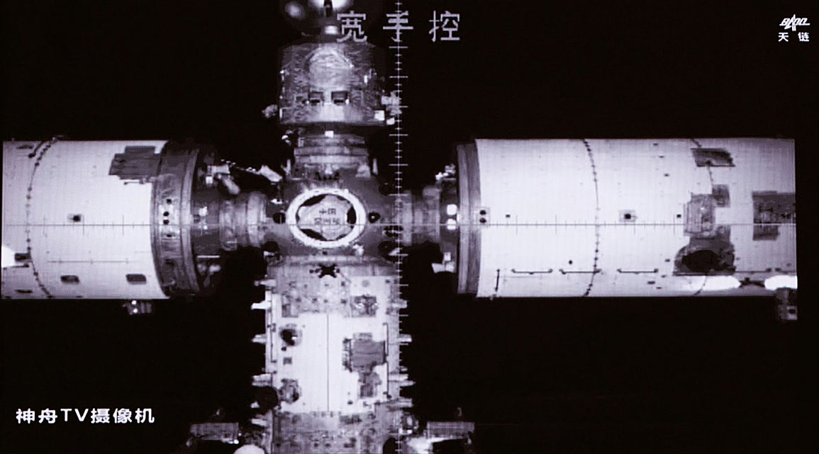 Ankopplung an Tiangong