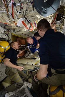 Leben an Bord der ISS