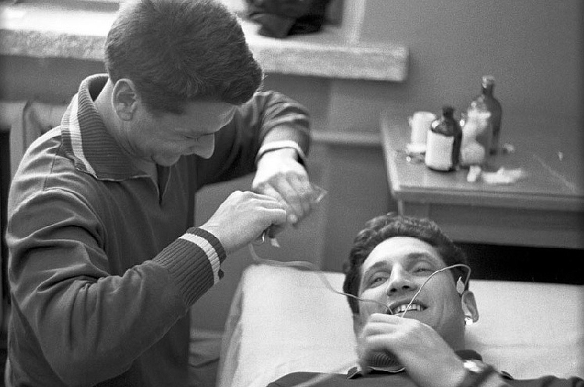 crew in training (Volynov and Yegorov)