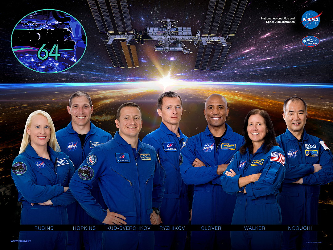 ISS-64 crewposter
