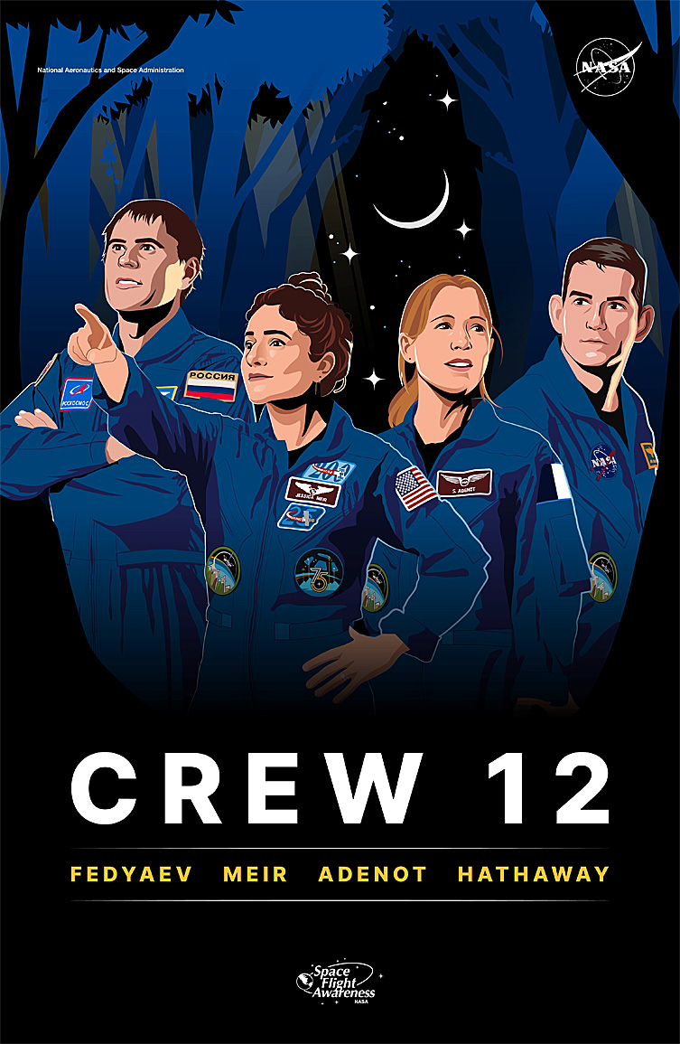 SpaceX Crew-12 poster