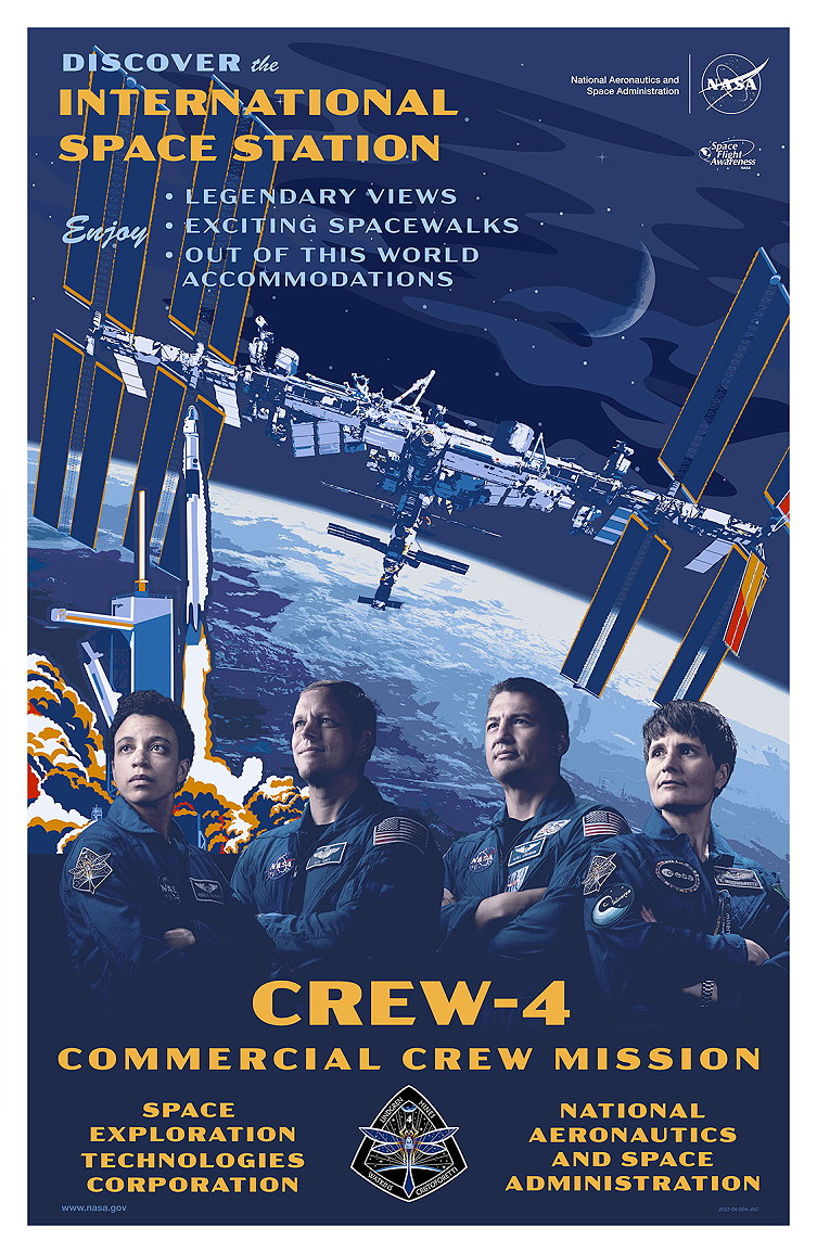 SpaceX Crew-4 Poster