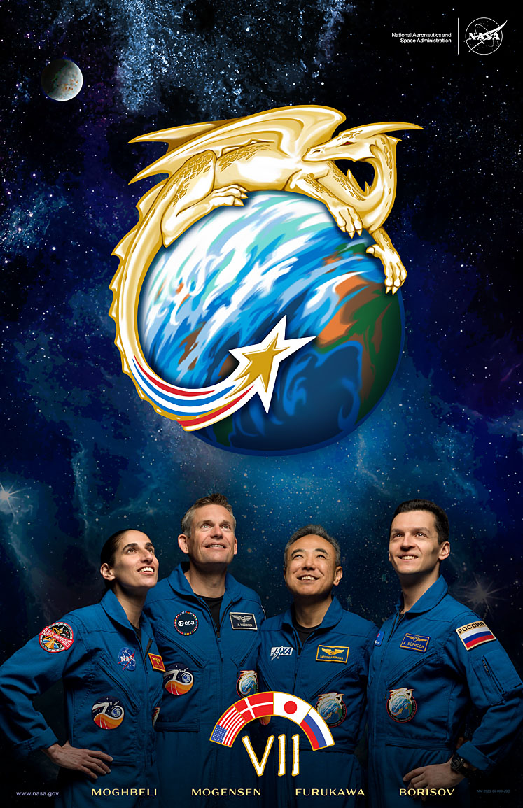 SpaceX Crew-7 Poster